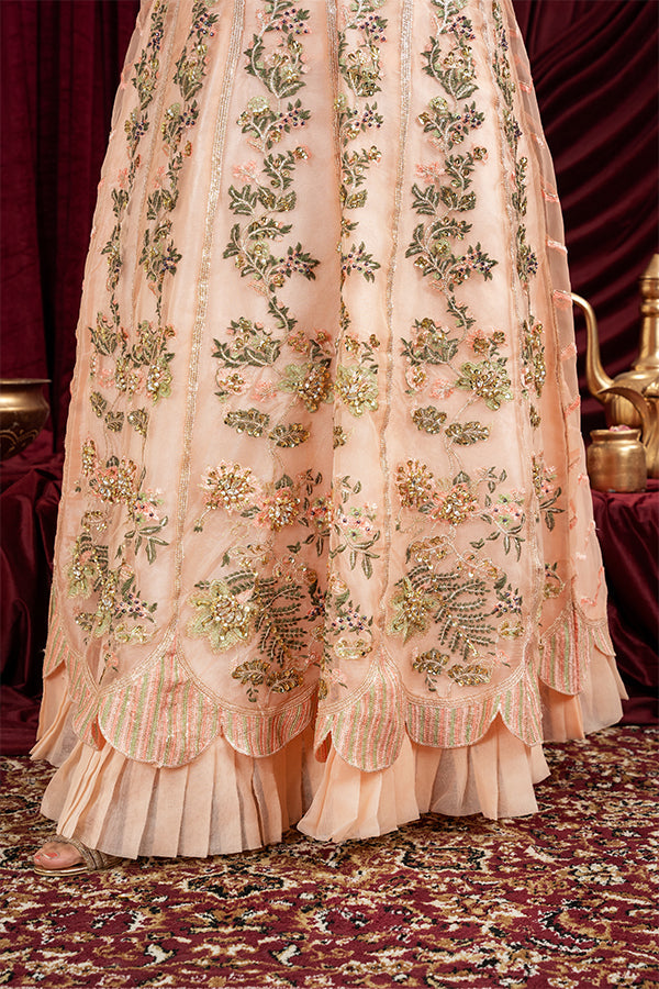 3 PIECE STITCHED EMBROIDERED SUIT MAXI-22 - Nafuji Store