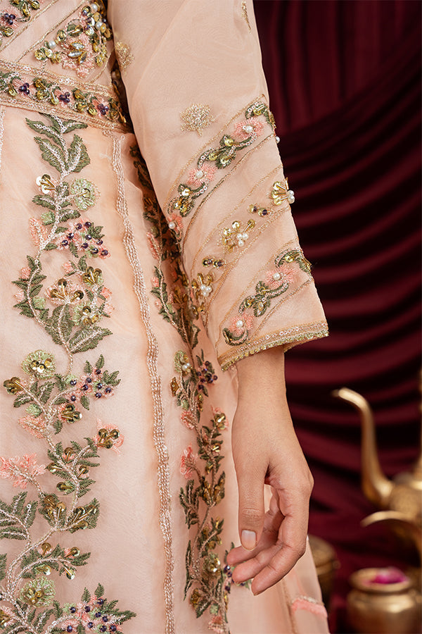 3 PIECE STITCHED EMBROIDERED SUIT MAXI-22 - Nafuji Store