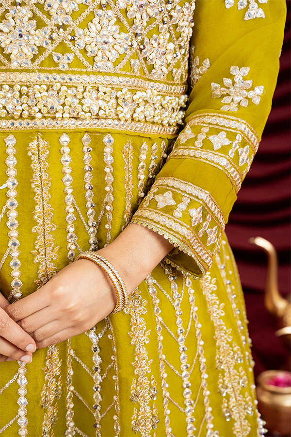 3 PIECE STITCHED EMBROIDERED SUIT MAXI-20 - Nafuji Store