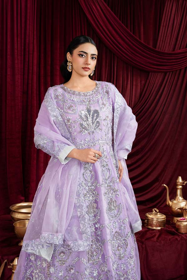 3 PIECE STITCHED EMBROIDERED SUIT MAXI-176 ZARISHI - Nafuji Store