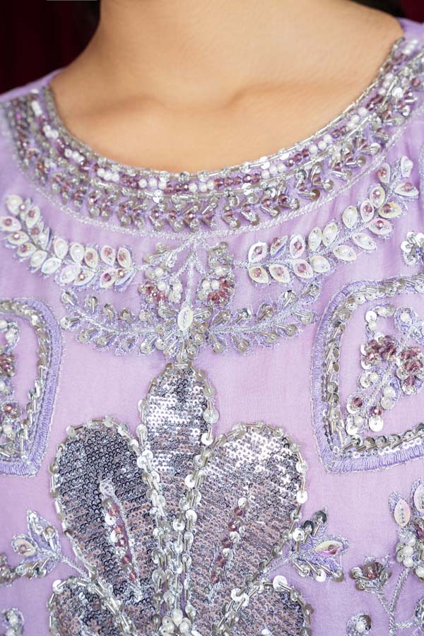 3 PIECE STITCHED EMBROIDERED SUIT MAXI-176 ZARISHI - Nafuji Store