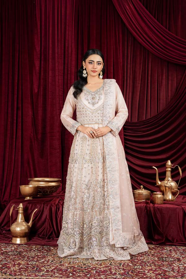 3 PIECE STITCHED EMBROIDERED SUIT MAXI-181 - Nafuji Store