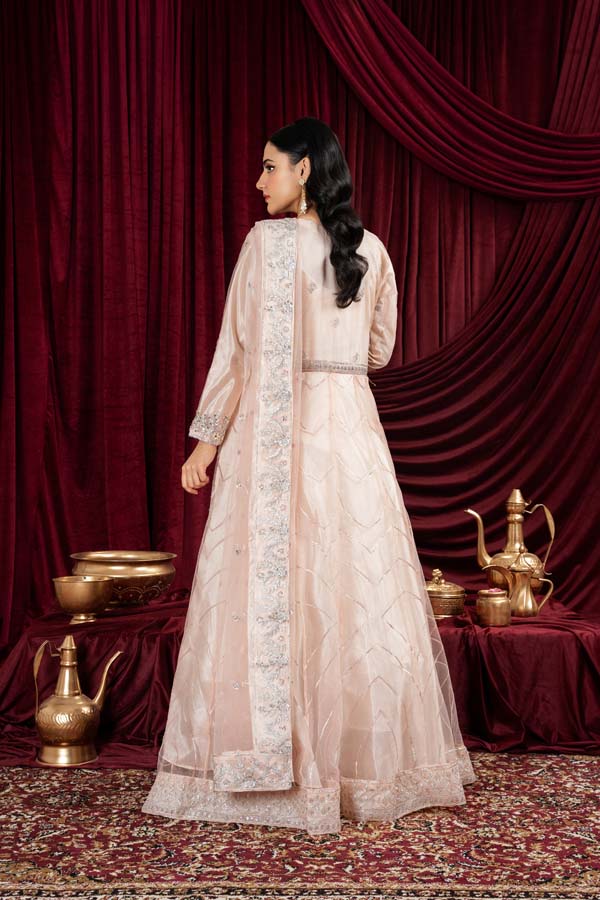 3 PIECE STITCHED EMBROIDERED SUIT MAXI-181 - Nafuji Store