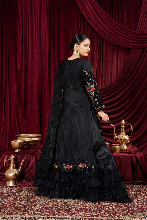 3 PIECE STITCHED EMBROIDERED SUIT MAXI-01 - Nafuji Store