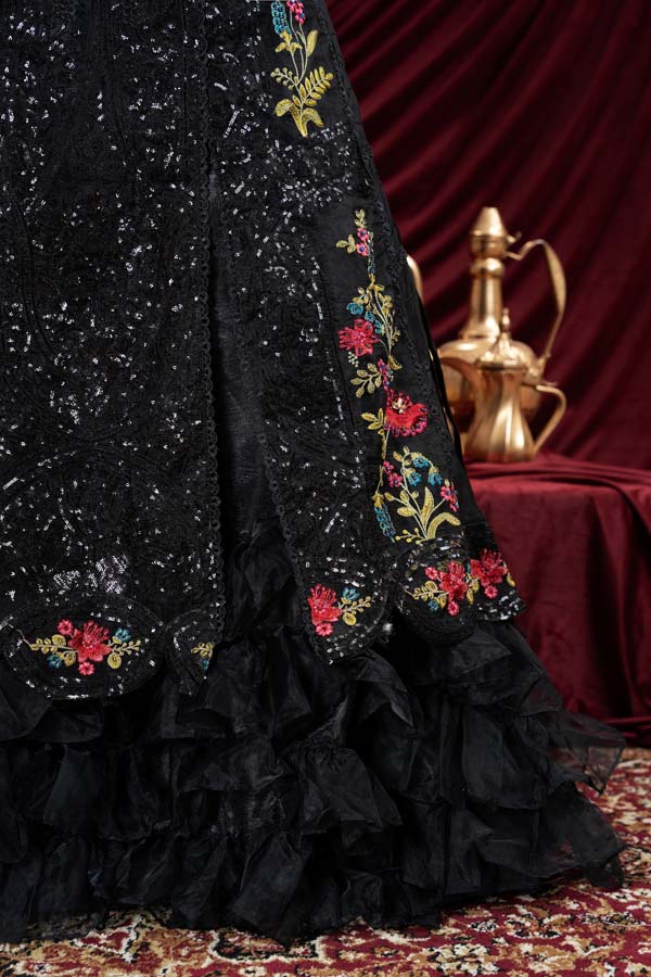 3 PIECE STITCHED EMBROIDERED SUIT MAXI-01 - Nafuji Store