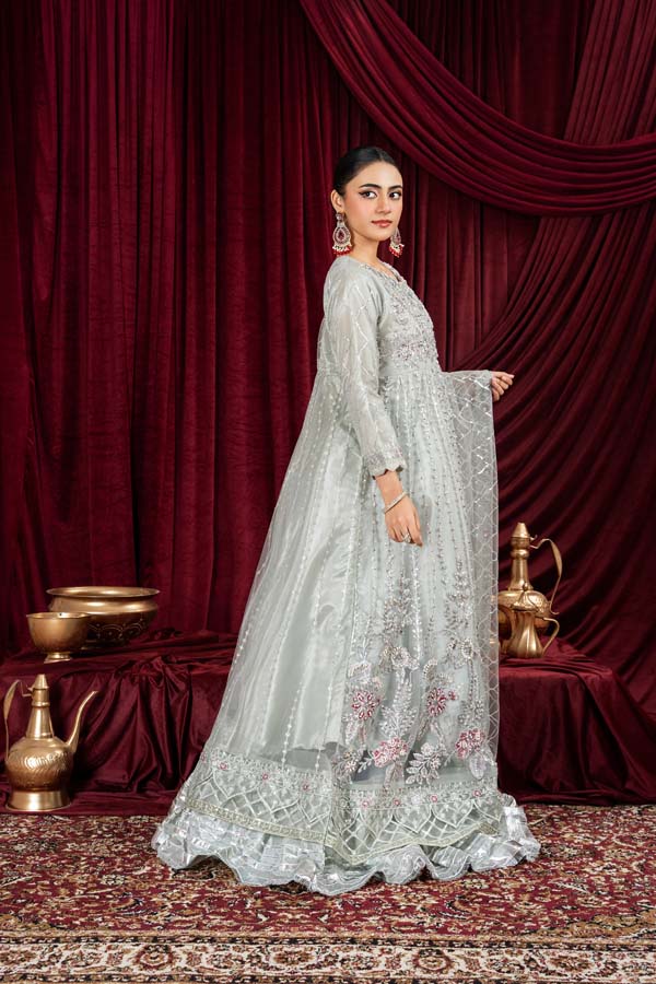 3 PIECE STITCHED EMBROIDERED SUIT MAXI-09 - Nafuji Store