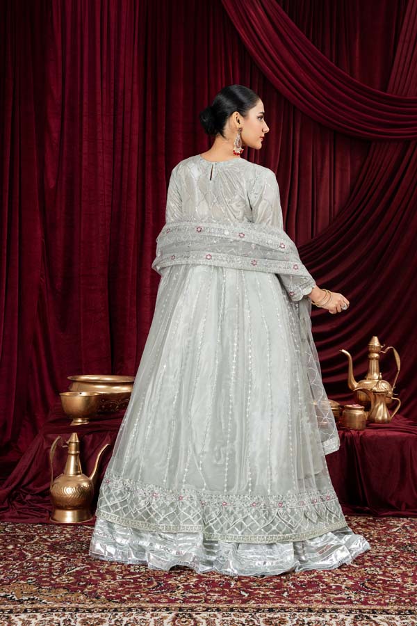 3 PIECE STITCHED EMBROIDERED SUIT MAXI-09 - Nafuji Store