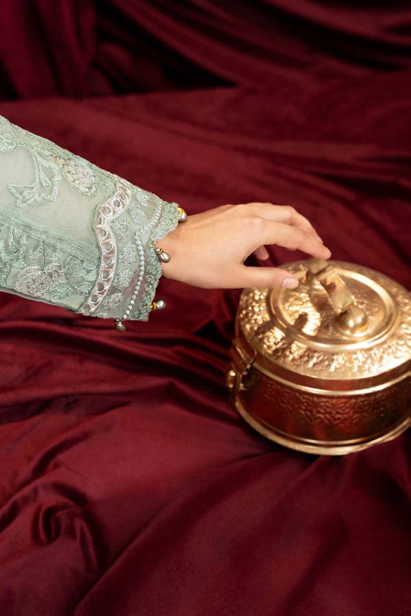 3 PIECE STITCHED EMBROIDERED SUIT WAS-06 - Nafuji Store