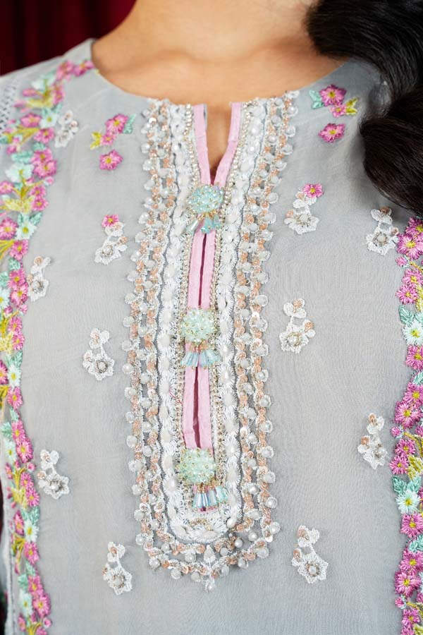 3 PIECE STITCHED EMBROIDERED SUIT WAS-177 - Nafuji Store